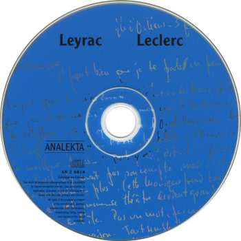 CD Monique Leyrac: Leyrac Chante Leclerc