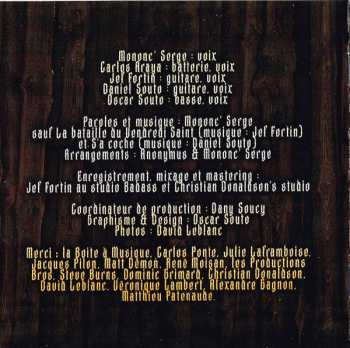 CD Anonymus: Métal canadien-francais