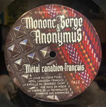 LP Anonymus: Métal Canadien-français