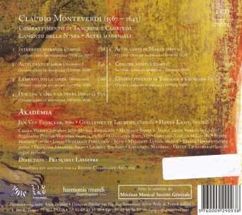 CD Claudio Monteverdi: Combattimento Di Tancredi & Clorinda - Lamento Della Ninfa Ed Altri Madrigali