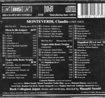 2CD Claudio Monteverdi: Vespro Della Beata Virgine, Missa In Illo Tempore