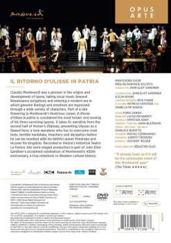 DVD Claudio Monteverdi: Il Ritorno D'Ulisse In Patria