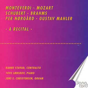 Album Johannes Brahms: A Recital