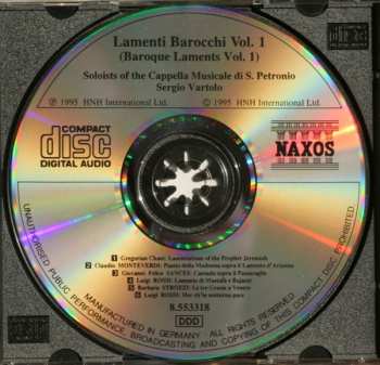 CD Claudio Monteverdi: Lamenti Barocchi Vol. 1 (Baroque Laments Vol. 1)