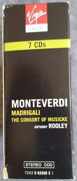 7CD/Dobozkészlet Claudio Monteverdi: Madrigali