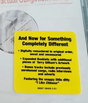 CD Monty Python: Monty Python's Contractual Obligation Album