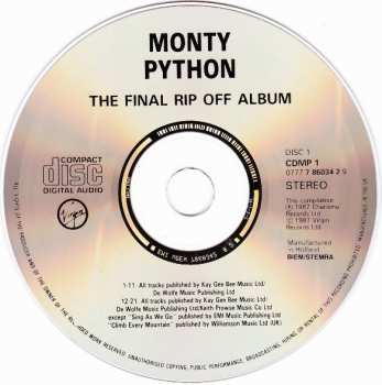 2CD Monty Python: The Final Rip Off
