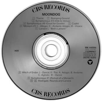 CD Moondog: Moondog