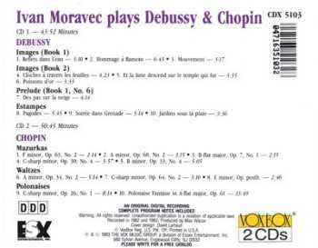 2CD Ivan Moravec: Plays Debussy And Chopin