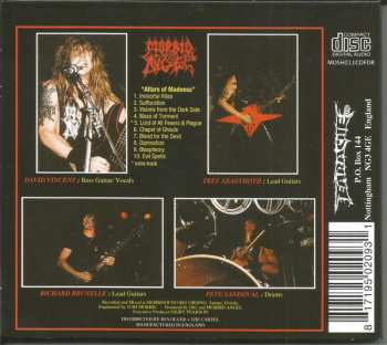 CD Morbid Angel: Altars Of Madness DIGI