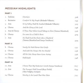 CD Mormon Tabernacle Choir: George Frideric Handel's Messiah Highlights