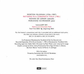 2CD Morton Feldman: Patterns In A Chromatic Field
