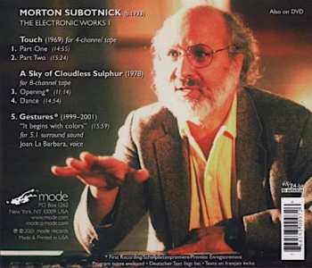 CD Morton Subotnick: Volume 1: Electronic Works