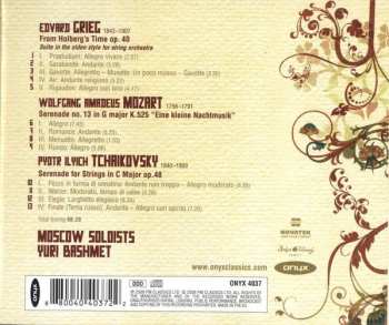 CD Pyotr Ilyich Tchaikovsky: Serenade for Strings, Holberg Suite, Eine Kleine Nachtmusik