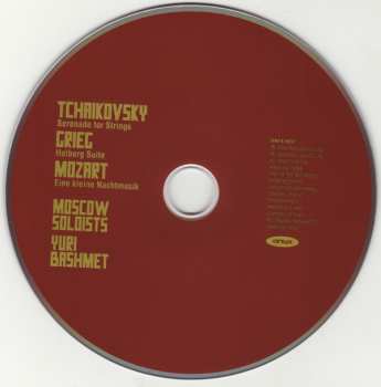 CD Pyotr Ilyich Tchaikovsky: Serenade for Strings, Holberg Suite, Eine Kleine Nachtmusik