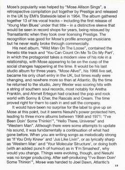 CD Mose Allison: I’m Not Talkin’ (The Soul Stylings of Mose Allison 1957-1971)