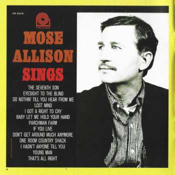 CD Mose Allison: I’m Not Talkin’ (The Soul Stylings of Mose Allison 1957-1971)
