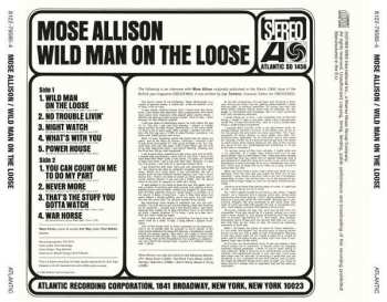 CD Mose Allison: Wild Man On The Loose