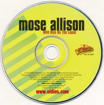 CD Mose Allison: Wild Man On The Loose