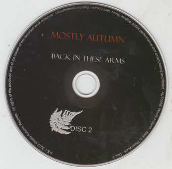 2CD Mostly Autumn: Back In These Arms - Live 2022