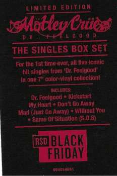 5SP/Dobozkészlet Mötley Crüe: Dr. Feelgood - The Singles Box Set LTD | CLR