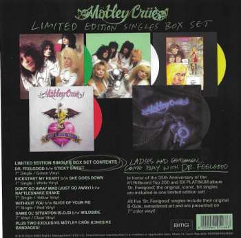 5SP/Dobozkészlet Mötley Crüe: Dr. Feelgood - The Singles Box Set LTD | CLR