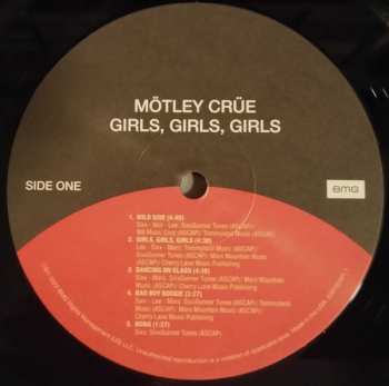 LP Mötley Crüe: Girls, Girls, Girls