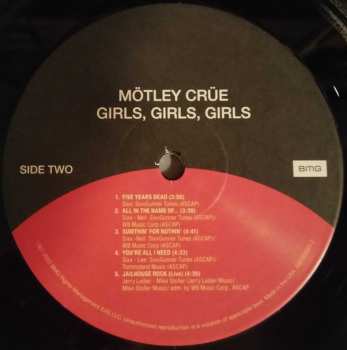 LP Mötley Crüe: Girls, Girls, Girls