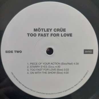 LP Mötley Crüe: Too Fast For Love