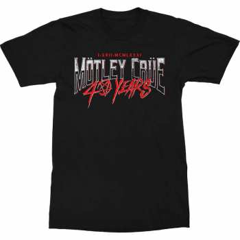 Merch Mötley Crüe: Póló 40 Years 