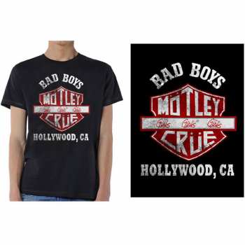 Merch Mötley Crüe: Póló Bad Boys Shield 