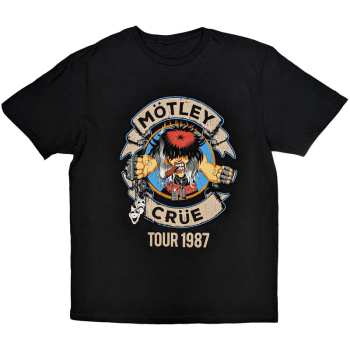 Merch Mötley Crüe: Póló Girls Girls Girls Tour '87