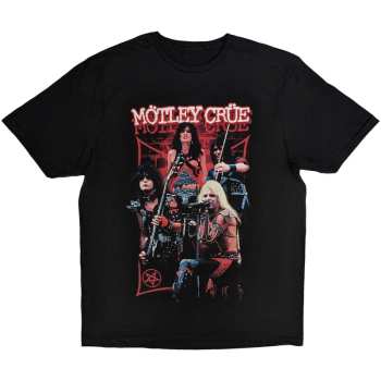 Merch Mötley Crüe: Póló Live Montage Red
