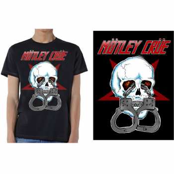 Merch Mötley Crüe: Póló Skull Cuffs 2 