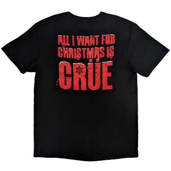 Merch Mötley Crüe: Motley Crue Unisex T-shirt: Xmas Crue (back Print) (small) S