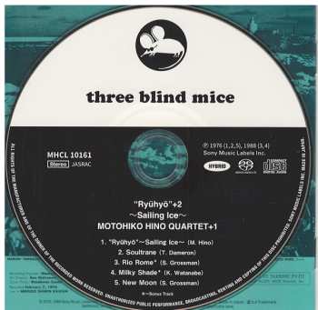 SACD Motohiko Hino Quartet: "Ryuhyo" - Sailing Ice = 流氷