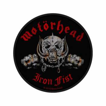 Merch Motörhead: Felvarró Iron Fist/skull 