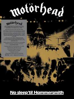 4CD/Dobozkészlet Motörhead: No Sleep 'Til Hammersmith DLX