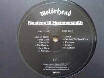 3LP Motörhead: No Sleep 'Til Hammersmith DLX