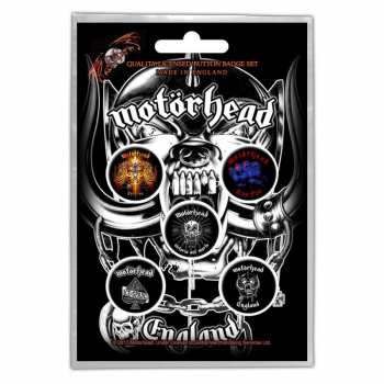 Merch Motörhead: Kitűző készlet England 