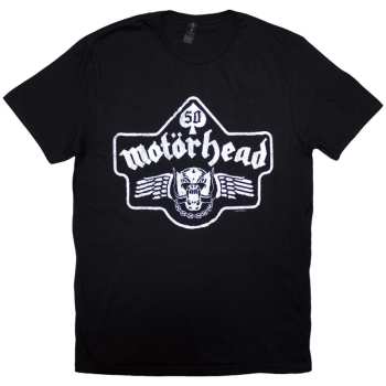 Merch Motörhead: Motorhead Unisex T-shirt: 50 Years Ace Wings Emblem (black) (small) S