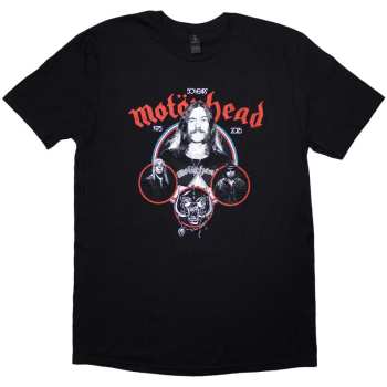 Merch Motörhead: Motorhead Unisex T-shirt: 50 Years Band Circles (black) (small) S