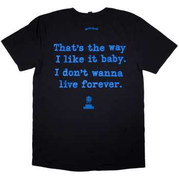 Merch Motörhead: Motorhead Unisex T-shirt: Ace Of Spades Lyric (back Print) (black) (small) S