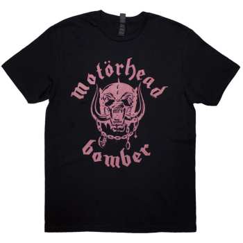 Merch Motörhead: Motorhead Unisex T-shirt: Bomber Lyric (black) (back Print) (small) S