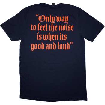 Merch Motörhead: Motorhead Unisex T-shirt: Good & Loud (navy Blue) (back Print) (small) S