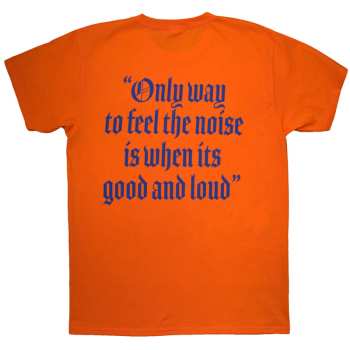 Merch Motörhead: Motorhead Unisex T-shirt: Good & Loud (orange) (back Print) (small) S