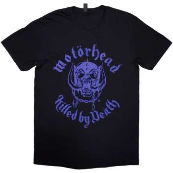 Merch Motörhead: Motorhead Unisex T-shirt: Killed By Death Lyric (black) (back Print) (small) S