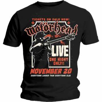 Merch Motörhead: Póló Lemmy Firepower 