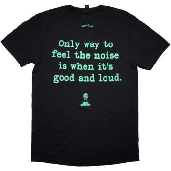 Merch Motörhead: Motorhead Unisex T-shirt: Overkill Lyric (black) (back Print) (small) S