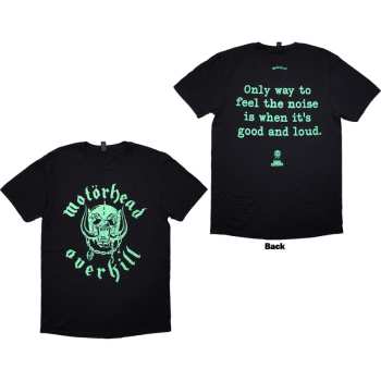 Merch Motörhead: Motorhead Unisex T-shirt: Overkill Lyric (black) (back Print) (small) S
